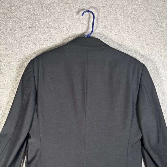 Zanieri Zignone Super 100 Wool Tuxedo 2‎ Piece Men’s Size 42R/30W Black Wedding - Picture 14 of 16